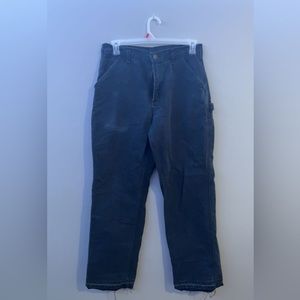 Carhartt navy carpentry pants size 33x30